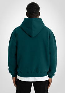 Sweat à capuche personnalisé zippé en molleton de coton premium, style streetwear uni, veste zippée de haute qualité, double fermeture éclair, imprimé 3D, vente en gros - Product Image 4