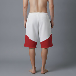 Shorts Cargo Homme Tendance Streetwear à Taille Élastique, Décontractés et Respirants en Coton 100% avec Panneaux Latéraux pour l'Été - Product Image 6