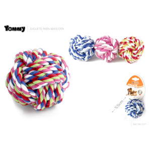 Jouet en corde de coton Yommy 8 cm, jouet à mâcher pour chiens - Product Image 3