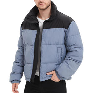 Chaqueta de burbujas moderna para hombre, estilo urbano, cálida y cómoda para actividades al aire libre, chaqueta de invierno a la moda. - Product Image 1