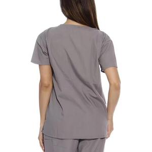 Uniformes Médicos para Mujer, Anti-Deslizantes, Diseño Jogger de Poliéster y Spandex, Conjuntos de Uniformes para Hospital, Impresión Digital Serigrafiada - Product Image 2