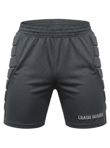 Men's High Street Padded Shorts Mid <b>Waist</b> Elastic <b>Waist</b> Breathable Quick Dry Anti <b>Slip</b> Solid Color Casual Sportswear - Product Image 5