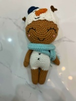 Poupée au Crochet à la mode Amigurumi Collection Ensemble de mini jouets en peluche faits à la main en peluche avec poupée Baiana pour filles