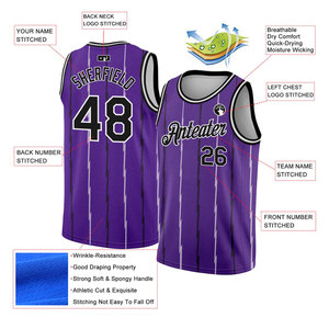 Tenue de sport en tissu doux toutes saisons pour le basketball, personnalisable avec nom et numéro d'équipe, motif drapeau ou animal, extensible dans quatre directions, anti-humidité - Product Image 2