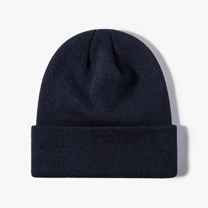 Gorro de lana térmica con forro polar, gorro cálido para invierno, forro interior suave, ajuste cómodo para clima frío al aire libre - Product Image 5