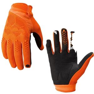 Gants de moto de course unisexes toutes saisons en cuir respirant imprimé pour l'équipement de sport extérieur MX Off-Road Cycling Gloves - Product Image 1