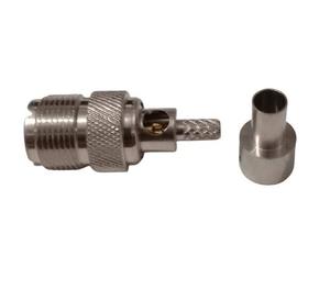 UHF(F) LMR-200 CRIMP Latón Plateado - Product Image 2