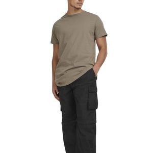 T-shirt en coton 200 GSM personnalisé en gros, OEM ODM, pour homme, coupe ample, col rond, couleur unie, décontracté, manches courtes - Product Image 3