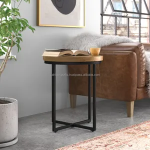 Industrial Style Metal Coffee <b>Table</b> Modern Loft Furniture <b>Rustic</b> Vintage Living Room Decor Indoor Use - Product Image 1