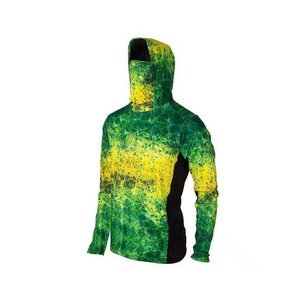 Camisa de Pesca con Capucha de Manga Larga para Hombre, Estampado de Camuflaje, UPF 50, Anti-UV, Secado Rápido, Top Deportivo para Exteriores - Product Image 5