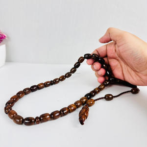 Bismillah Tasbih Musulmans 33 Perles Misbah Catholique Fournisseur En Gros Meilleure Qualité Islamique Tasbih Chapelet Perles De Prière En Bois De Rose - Product Image 3