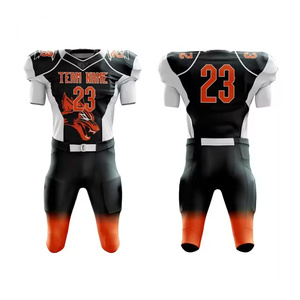 Uniformes de Fútbol Americano Personalizados OEM, Uniformes de Fútbol Directo de Fábrica, Tela de Alto Rendimiento con Sublimación Completa - Product Image 1