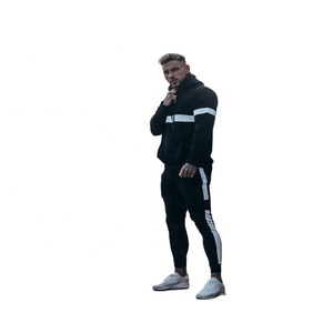 Wholesale Men's Custom Logo Winter Thermal High Quality Cotton Fleece Training Tracksuits - Product Image 5