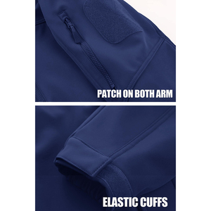 Custom Logo Color <b>Waterproof</b> Windproof <b>Warm</b> Delivery Staff Uniform Sports Outdoor Men_s Softshell Jacket Custom Size - Product Image 3
