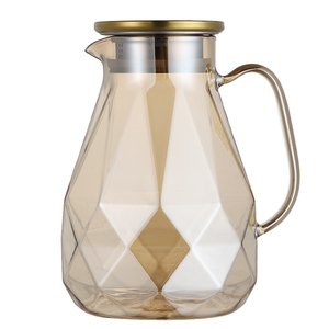 Tetera <span class=keywords><strong>de</strong></span> Vidrio Borosilicato al por Mayor, Resistente al Calor, Apta para Lavavajillas, con Tapa, Regalo Empresarial, Jarra <span class=keywords><strong>de</strong></span> Agua para el Hogar - Product Image 1