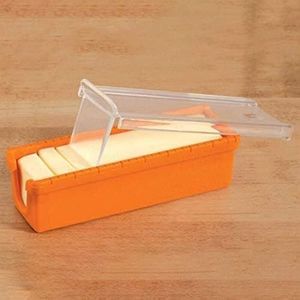 Contenitore per Burro in Silicone Arancione con Coperchio Adatto al Microonde e Lama Integrata Senza BPA, Mantiene il Burro Fresco e Accessibile - Product Image 3
