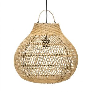Woven Lampshade Rattan Best Selling Indoor Hanging Bamboo Ceiling Pendant <b>Light</b> for Living Room Wholesaler Cheap Price for Bulk - Product Image 1