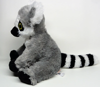 Peluche personnalisée populaire Lémur ou Ours, super douce, avec rembourrage en coton PP et techniques de broderie