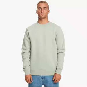 เสื้อสเวตเชิ้ตคอกลมผู้ชาย ทรงปกติ สีพื้น ผ้าฝ้ายเฟรนช์เทอร์รี่ สวมใส่สบายๆ สำหรับฤดูใบไม้ร่วง - Product Image 1