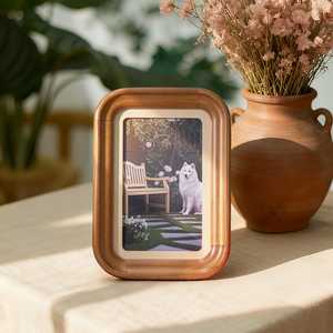 Hand Crafted Natural Wood Photo Frame Set – Minimalist Rustic Picture Display, <b>Table</b> top & <b>Wall</b> <b>Mount</b> Gift-Ready Home Décor - Product Image 3