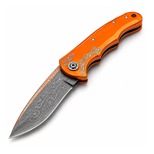 Cuchillo de Hoja Fija Hecho a Mano SHARP POINT TRADES, Estilo Sheepsfoot, Borde Recto, Mango de Cuero, Grado Industrial, Grosor de 0.5mm, TST-A-621 - Product Image 6