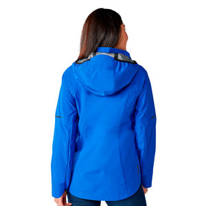 โรงงานขายส่ง เสื้อแจ็คเก็ตซิปผู้หญิงแบบซอฟต์เชลล์ โพลีเอสเตอร์ 100% ยี่ห้อ OMMIZ เสื้อแจ็คเก็ตฤดูหนาวผู้ชายคุณภาพสูงแบบสั่งทำ - Product Image 2