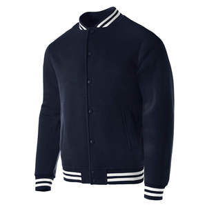 Chaqueta universitaria de satén al por mayor con etiqueta privada para ropa escolar, precio de fábrica para compradores minoristas - Product Image 4