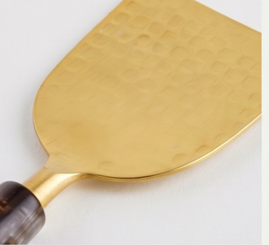 Gold <b>Cheese</b> <b>Knife</b> <b>Set</b> With Resin Handles Durable Metal <b>Cheese</b> Tools Dishwasher Safe For Kitchen Use Dining And Hotel Use - Product Image 2