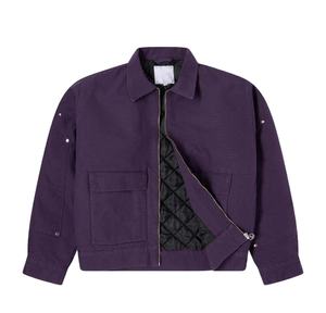 เสื้อแจ็คเก็ตทำงานแบบวินเทจสำหรับช่าง ปี 2026 ดีไซน์เนอร์สตรีทแวร์ ผ้าแคนวาสคอตตอน ซิป ยูนิเซ็กส์ หนานุ่ม ทนทาน - Product Image 2