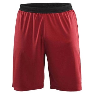 <b>Men's</b> <b>Red</b> Solid Color Quick Dry Bermuda <b>Shorts</b> Mid Waist Elastic Closure Casual Sport Wear - Product Image 1