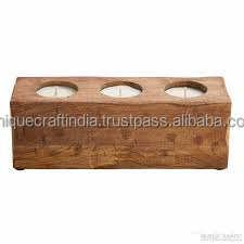 Handmade Multi-Column <b>Wooden</b> <b>Candle</b> <b>Holder</b> Rustic Tealight & <b>Pillar</b> Stand for Home Decor & Christmas Gifts - Product Image 6