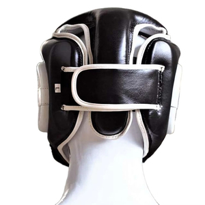 MMA <b>Training</b> Adjustable Padded Leather Made Headgear Guard Custom Color & Size Unisex Karate Taekwondo Sportswear <b>Head</b> Guards - Product Image 2