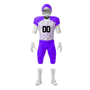 Uniforme de football américain respirant de haute qualité en gros, personnalisable avec broderie du nom de l'équipe, kit d'entraînement et de match pour club universitaire - Product Image 5
