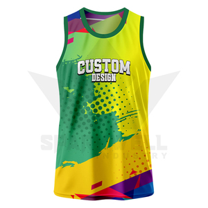 เสื้อกล้ามบาสเก็ตบอลสีดำแดงขาวแบบสั่งทำพิเศษ ระบายเหงื่อได้ดี ทรงสปอร์ต ใส่ได้ทั้งชายและหญิง เหมาะสำหรับเล่นกีฬาฤดูร้อน - Product Image 3