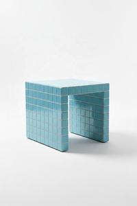 Table d'appoint contemporaine en carrelage pour salon, patio, hôtels, restaurants et villas - Product Image 6