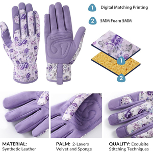 Custom Gardening Gloves Oem Odm Factory Price Bulk Orders Professional Garden Work Gloves - Product Image 4