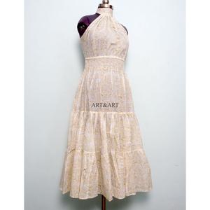 Robe longue d'été élégante pour femme, style streetwear, sexy, pour soirée, avec dos nu, sans manches, taille naturelle, design raffiné - Product Image 4