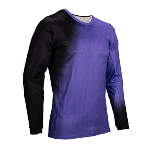 เสื้อเจอร์ซีย์มอเตอร์ครอสคุณภาพสูง ระบายอากาศได้ดี สำหรับผู้ใหญ่ คอกลม ดีไซน์แบบซับลิเมชั่น ผลิตจากโพลีเอสเตอร์ แห้งเร็ว สำหรับขี่มอเตอร์ไซค์และรถยนต์ - Product Image 1