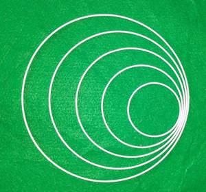 Cercle blanc circulaire de 30 cm pour la décoration murale, macramé, design bohème, idéal pour les attrape-rêves, couronnes, travaux manuels pour enfants - Product Image 4