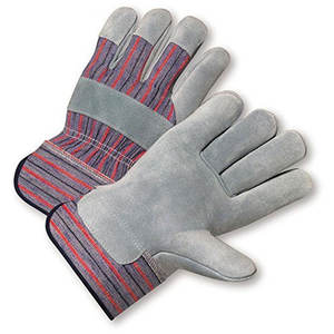 Gants de travail de construction avec paume texturée pour une meilleure adhérence et doublure confortable, gants de travail utilitaires - Product Image 1