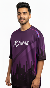 Camiseta de sublimación extragrande de moda premium para hombre, estilo casual y urbano de corte holgado. - Product Image 5