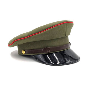 Gorra de uniforme de moda con diseño de corona estructurada y acabado de tela suave para desfiles y eventos. - Product Image 1