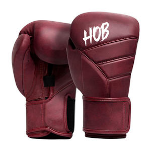 Guantes de Entrenamiento de Piel para MMA y Boxeo OEM con Cierre de Velcro para Muay Thai, BJJ y Grappling, Guantes de Boxeo de Piel Sintética - Product Image 1