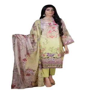 印度巴基斯坦传统沙尔瓦尔·卡梅兹服装冬季女装沙尔瓦尔·卡梅兹女士高品质女装