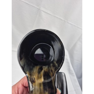 Taza de Cuerno de Búfalo, Taza Artesanal Natural con Asa para Bebidas Calientes y Frías, Regalo Personalizado - Product Image 2