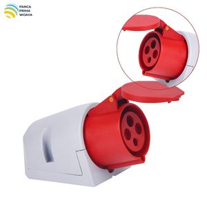 Prise industrielle triphasée de haute qualité 32A 380-415V IP44 3P+E 6h CEE Connecteur de prise de courant LX-124N - Product Image 5
