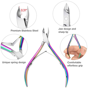 Professional Sustainable Steel Cuticle Nippers Fingernail <b>Nail</b> Trimmer Beauty Clippers Cutter <b>Tool</b> For Fingers Beauty Nipper - Product Image 3