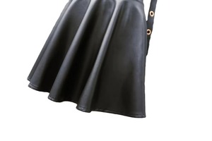 Jupe en cuir véritable vintage pour femme, tendance et élégante, taille haute, nouveau design pour les fêtes et les occasions décontractées - Product Image 6