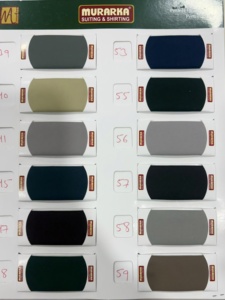CLOTH ZONES Light Weight Solids Plain Dyed Viscose Polyester Stretch Woven <b>Fabric</b> 220GSM 57/58 Inch Breathable Quick Dry Wrinkle - Product Image 1
