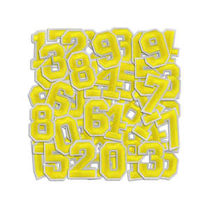 Patchs brodés personnalisés avec logo, lettres thermocollantes, patchs 3D en chenille gonflée, patchs brodés personnalisés à repasser, patchs de créateur - Product Image 3